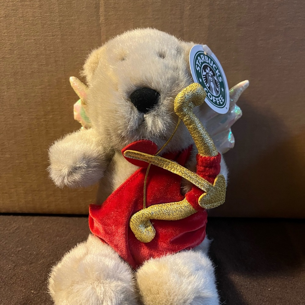 Starbucks Cupid Valentines Barista Bear 2001